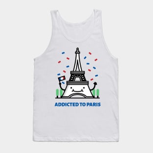 Addicted to paris Tank Top